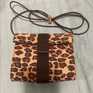 Nine West Leopard Print Crossbody Bag